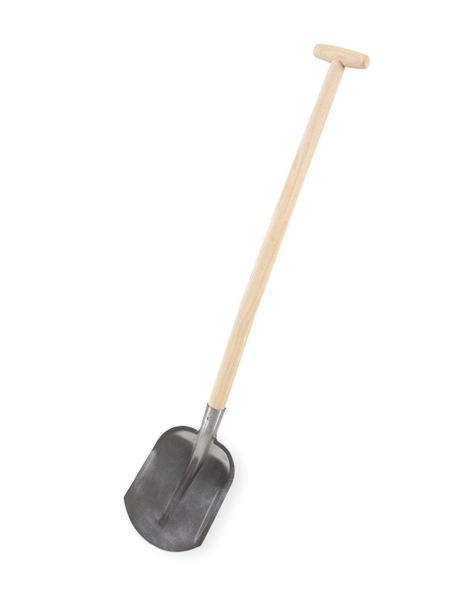 Schaufel mit Stiel Länge 98cm Grau
