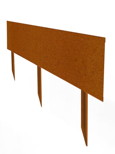 Multi-Edge ADVANCE Rasenkanten Cortenstahl 100x20cm