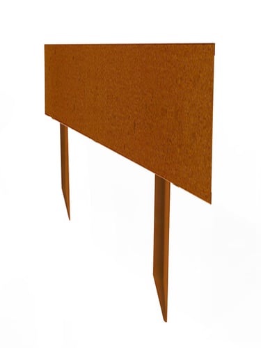 Multi-Edge ADVANCE Rasenkanten Cortenstahl 70x20cm