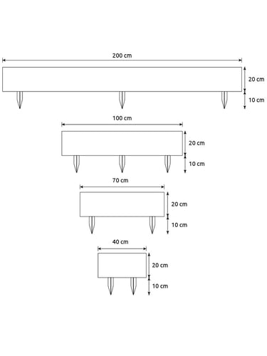 Multi-Edge ADVANCE Rasenkanten Cortenstahl, Alle Varianten