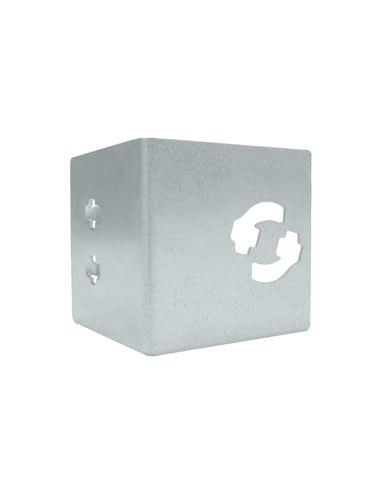 Multi-Edge METAL Verzinkt Eckstück 7,5x7,5x7,5cm (für Multi-Edge Metal 17,5cm)