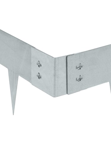 Multi-Edge METAL Verzinkt Eckstück 7,5x7,5x7,5cm